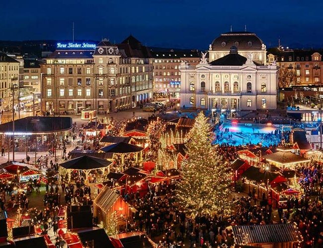 Switzerland - Zurich christmas 1